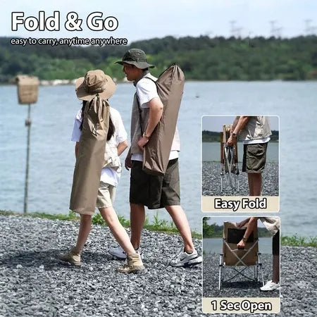 Adjustable Chair Foldable Chair Lightweight Portable Outdoor Indoor Office Camping Picnic Fishing Chair
