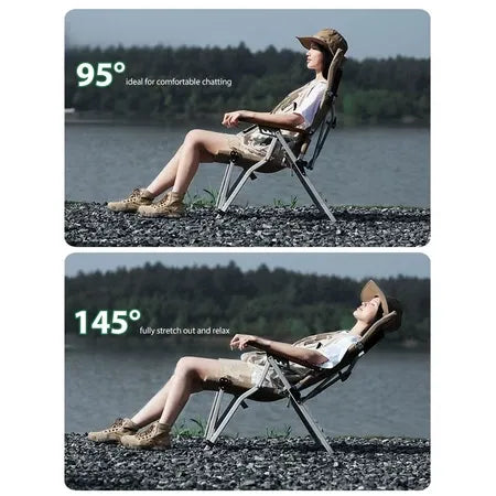 Adjustable Chair Foldable Chair Lightweight Portable Outdoor Indoor Office Camping Picnic Fishing Chair