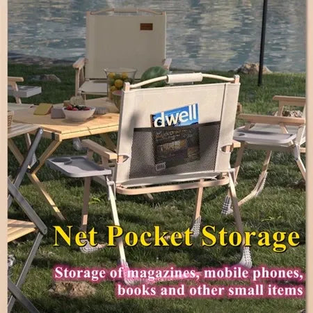 High-value Outdoor Foldable Chair Children's Self-driving Tour Camping Equipment Foldable Picnic Beach Chair Environmental Protection Fishing Chair Storage Rac