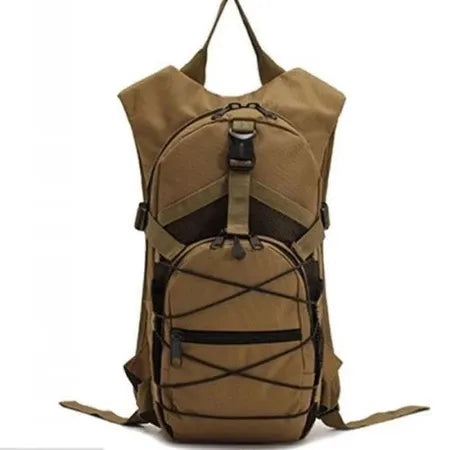 Outdoor moisturizing backpack, backpack, camping and hiking waterproof bag (brown)