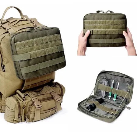 Tactical medical emergency kit, outdoor sports nylon multifunctional backpack accessories, military tool kit