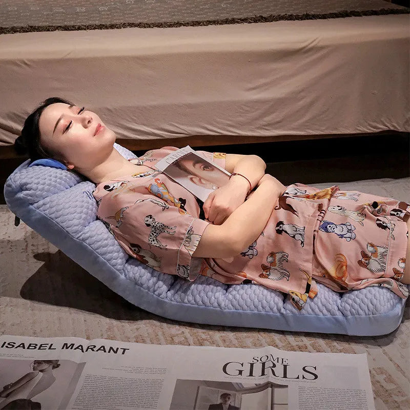 Lazy person's folding cushion, floor reading, futon, tatami, backrest, dormitory waist support, bay window small sofa, cooling pad