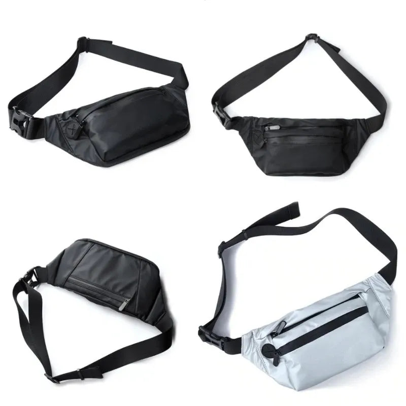 Men Waist Pouch Chest Pack Water-resistant Outdoor Sports Crossbody Casual Travel Male Shoulder Sling Bag