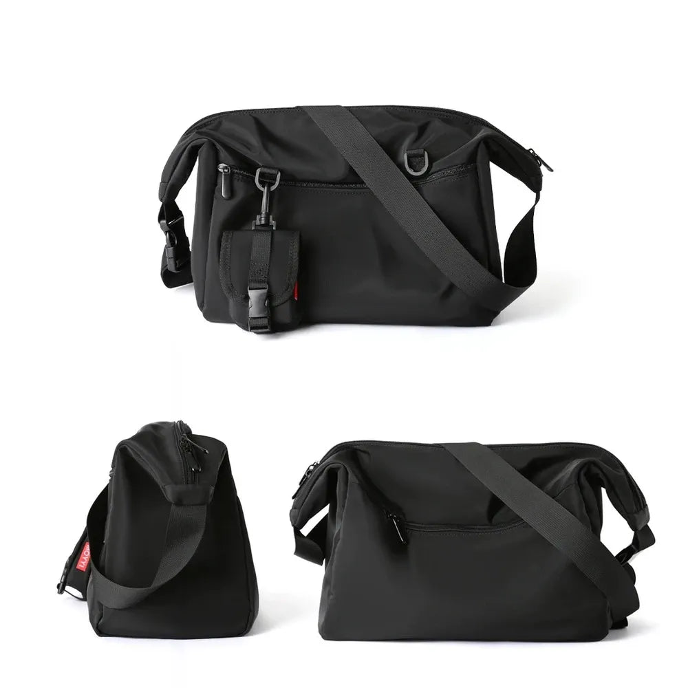 Crossbody Bag Men 18L Messenger Bags 14 Inch Shoulder Outdoor Unisex Casual Travel College Student Water Resistant